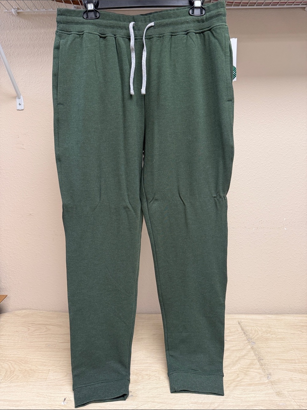 R+R BABY FRENCH TERRY ATHLETIC TALER JOGGER OLIVE - M- 32